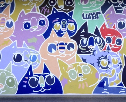 Kunstwerk im Rahmen des Urban Arts Festival Styria